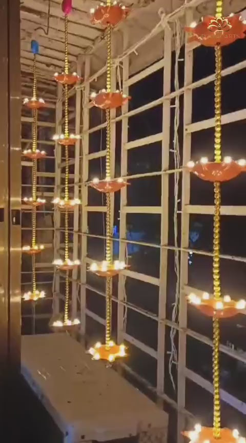 Toran Diya Light LED Diya String Lights for Diwali & Festive Decoration