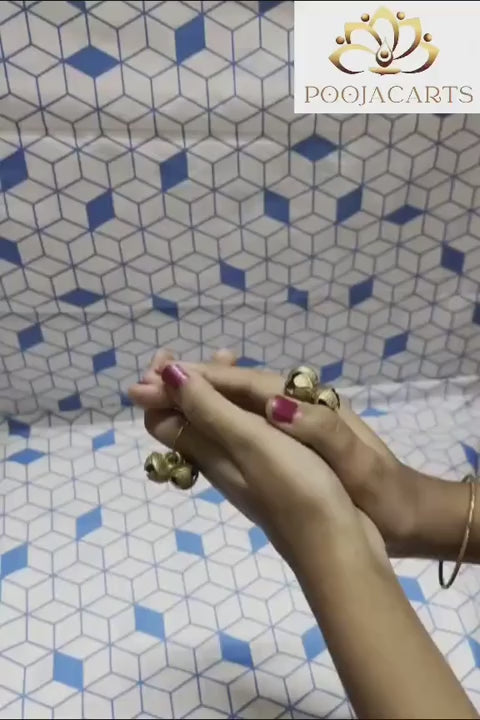 Brass Ghungroo Kadi for Pooja Aarti (Pair Of 2)