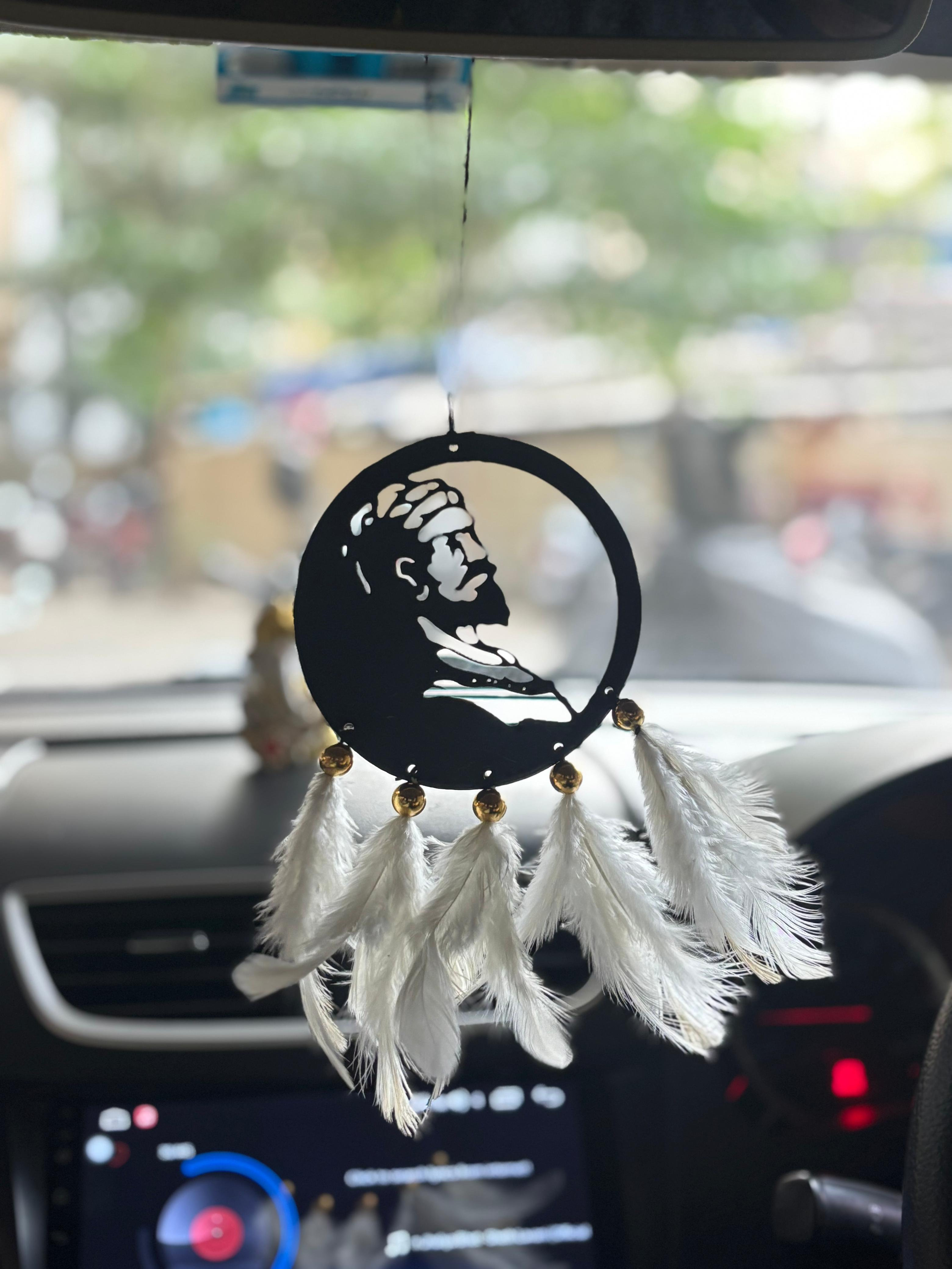 Chhatrapati  Shivaji Maharaj Car & wall Hanging Handmade Black