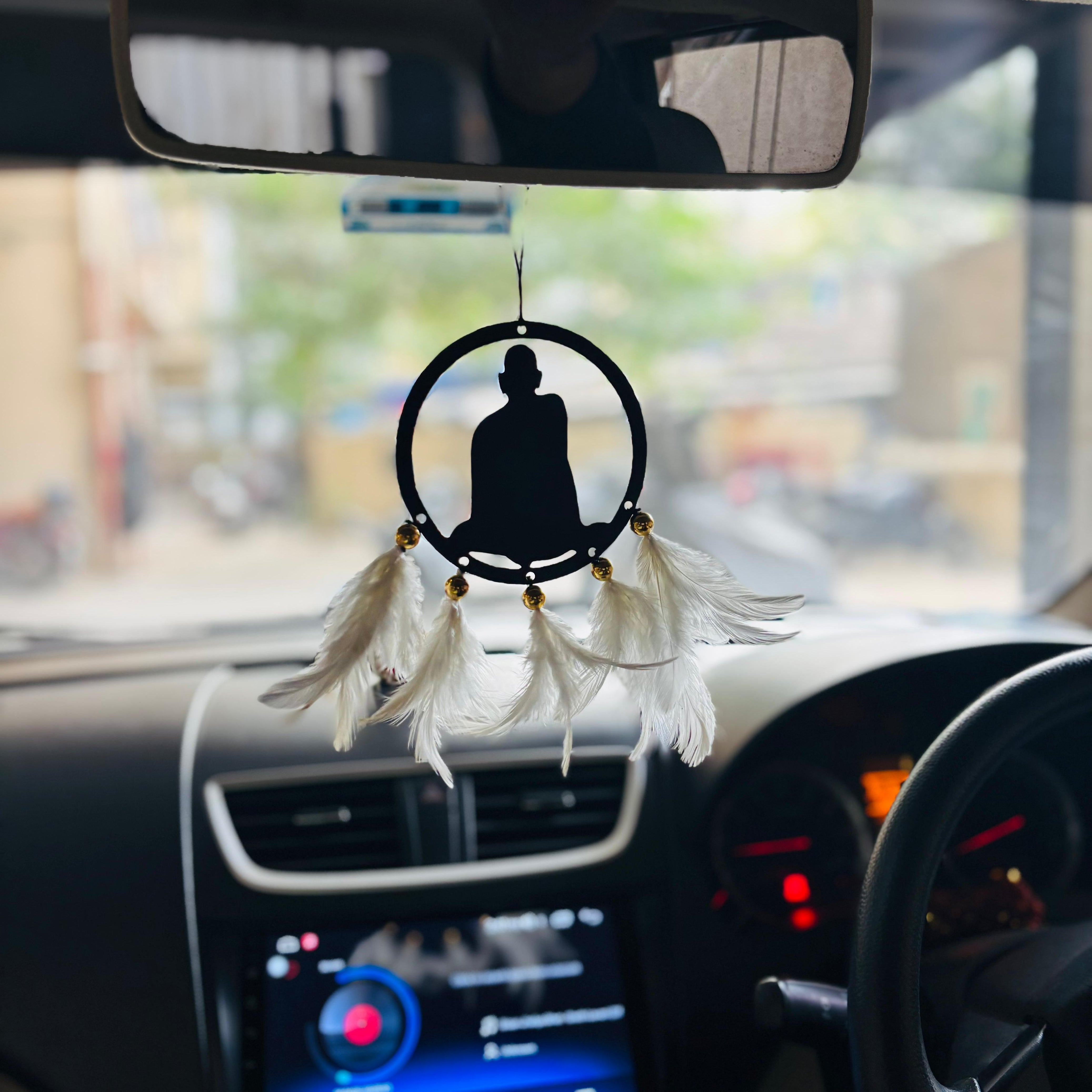 Swami Samarth Car & wall Hanging Handmade Black